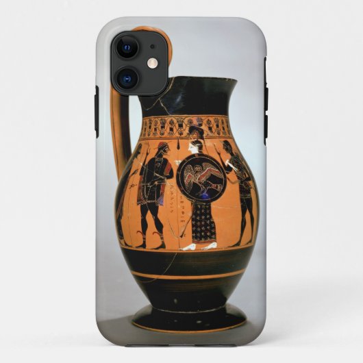 Coques Case-Mate iPhone Noir-chiffre olpe de grenier dépeignant Athéna (Dos)