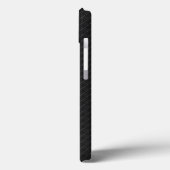 Coques Case-Mate iPhone Noir Classé Style Chrome Conception au ruban (Verso / Gauche)