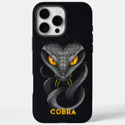 Coques Case-Mate iPhone Noir Cobra en colère (Verso)