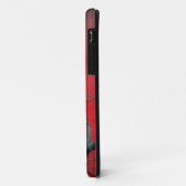 Coques Case-Mate iPhone Noir Dans Le Rouge (Dos/Gauche)