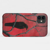 Coques Case-Mate iPhone Noir Dans Le Rouge (Dos (Horizontal))