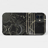 Coques Case-Mate iPhone Noir d'art Abstrait (Dos (Horizontal))