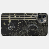 Coques Case-Mate iPhone Noir d'art Abstrait (Dos (Horizontal))