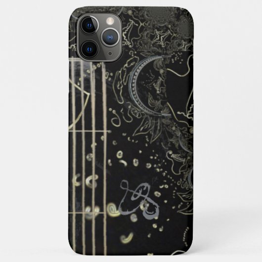 Coques Case-Mate iPhone Noir d'art Abstrait (Dos)