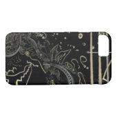 Coques Case-Mate iPhone Noir d'art Abstrait (Dos (Horizontal))