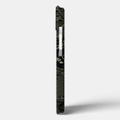 Coques Case-Mate iPhone Noir d'art Abstrait (Verso / Gauche)