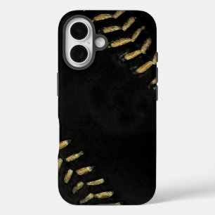 Coques iPhone 16 noir de base-ball