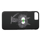 Coques Case-Mate iPhone Noir de chat confus  (Dos (Horizontal))