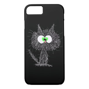 Case-Mate iPhone Case Noir de chat confus 