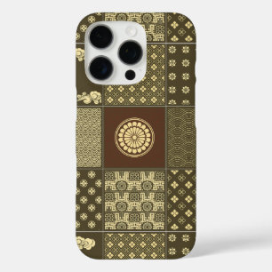 Coques iPhone 16 Pro Noir de maxi Motif