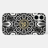 Coques Case-Mate iPhone Noir de tribal+Caisse blanche de la galaxie S3 de (Verso (horizontal))