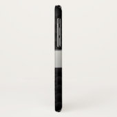 Coques Case-Mate iPhone Noir et argent (Dos/Gauche)