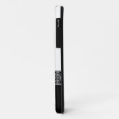 Coques Case-Mate iPhone Noir et blanc (Dos/Gauche)