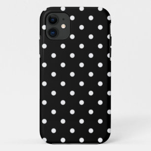 Case-Mate iPhone Case Noir et blanc à pois