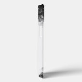 Coques Case-Mate iPhone Noir et blanc abstrait masculin (Verso / Droite)