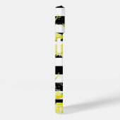 Coques Case-Mate iPhone Noir et blanc avec citrons (Verso / Droite)