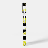 Coques Case-Mate iPhone Noir et blanc avec citrons (Verso / Gauche)