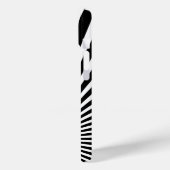 Coques Case-Mate iPhone Noir et blanc Clef Music Note sur Starburst (Verso / Gauche)