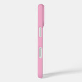 Coques Case-Mate iPhone Noir et blanc Fatigue Monogramme rose (Verso / Droite)