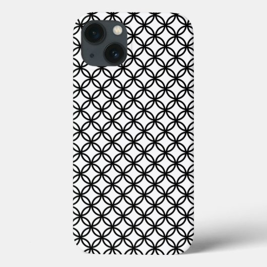 Coques Case-Mate iPhone Noir et blanc Funky Motif Art Phone (Verso)