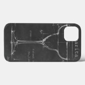 Coques Case-Mate iPhone Noir et blanc Margarita Verre Plan (Verso (horizontal))