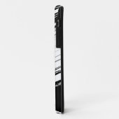 Coques Case-Mate iPhone Noir et blanc moderne (Dos/Gauche)