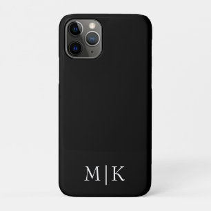 Case-Mate iPhone Case Noir et blanc   Monogramme moderne