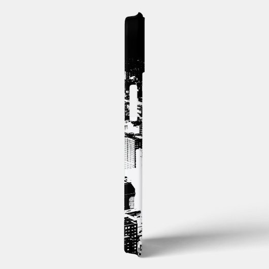 Coques Case-Mate iPhone Noir et blanc New York (Verso / Droite)