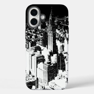 Coques iPhone 16 Plus Noir et blanc New York