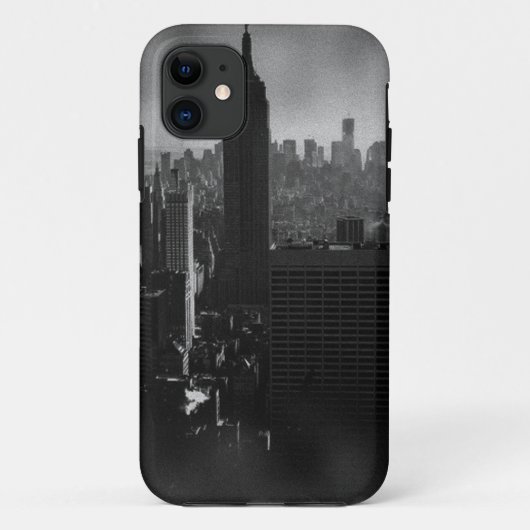 Coques Case-Mate iPhone Noir et blanc New York City (Dos)