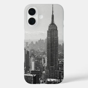 Coques iPhone 16 Noir et blanc New York City