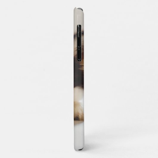 Coques Case-Mate iPhone Noir et blanc sibérien (Dos/Gauche)