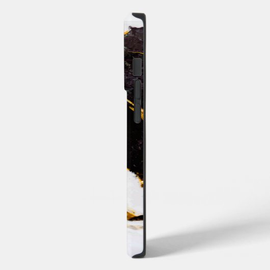 Coques Case-Mate iPhone Noir et Marbre blanc (Verso / Gauche)