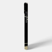 Coques Case-Mate iPhone Noir et or avec impression Tourbillonnant (Verso / Gauche)