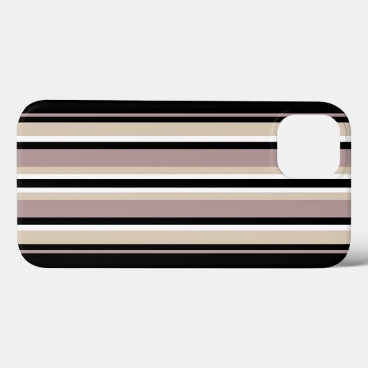 Coques Case-Mate iPhone Noir et Tan (Verso (horizontal))