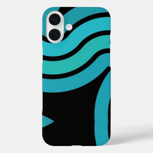 Coques Case-Mate iPhone Noir et Turquois (Verso)