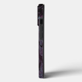 Coques Case-Mate iPhone Noir et violet Wavy (Verso / Gauche)