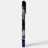 Coques Case-Mate iPhone Noir Garden Blue (Verso / Droite)