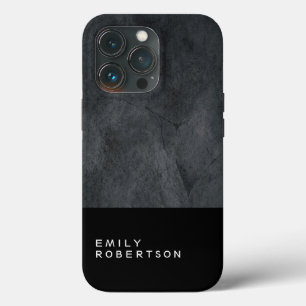 Case-Mate iPhone Case Noir gris clair tendance minimaliste moderne moder