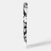 Coques Case-Mate iPhone Noir gris monogrammed filles volleyball (Verso / Droite)