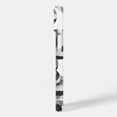 Coques Case-Mate iPhone Noir gris monogrammed filles volleyball (Verso / Gauche)