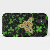 Coques Case-Mate iPhone Noir irlandais (Dos (Horizontal))