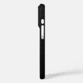 Coques Case-Mate iPhone Noir moderne choisir heureux (Verso / Gauche)