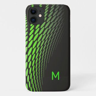 Case-Mate iPhone Case Noir moderne et vert néon