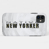 Coques Case-Mate iPhone Noir natif de New York (Dos (Horizontal))