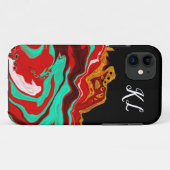 Coques Case-Mate iPhone Noir, Or, Bourgogne, Marbre (Dos (Horizontal))