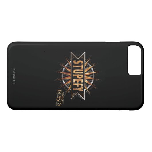 Coques Case-Mate iPhone Noir & Or Stupefy Spell Graphisme (Dos (Horizontal))