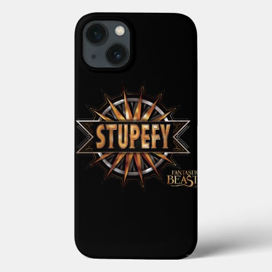 Coques Case-Mate iPhone Noir & Or Stupefy Spell Graphisme (Verso)