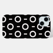 Coques Case-Mate iPhone Noir Orbit (Verso (horizontal))