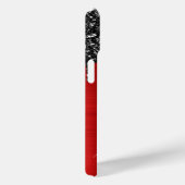 Coques Case-Mate iPhone Noir Parties scintillant Lecteurs Rouge Signature  (Verso / Droite)